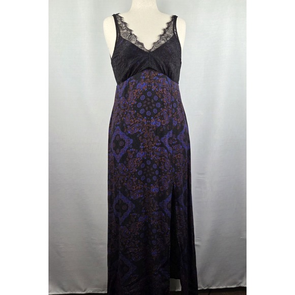 lovestitch Dresses & Skirts - LoveStitch Belle Lace Paisley Maxi Dress Women's Small Babydoll Cottagecore Boho